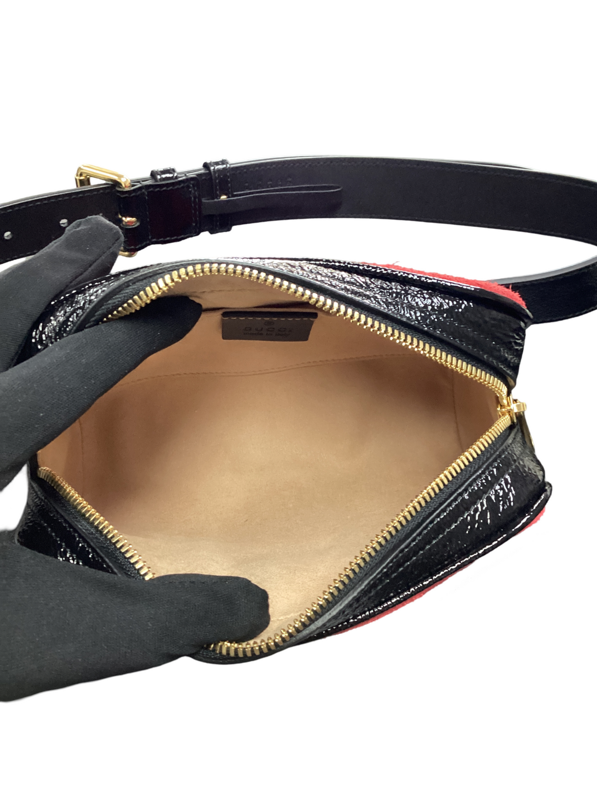 Gucci Suede Small Ophidia Belt Bag