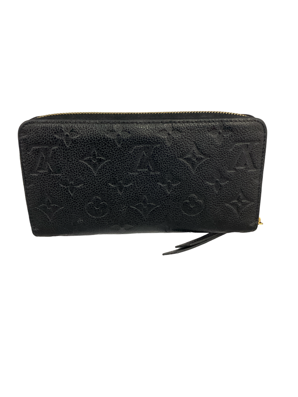 Louis Vuitton Black Empreinte Zippy Wallet
