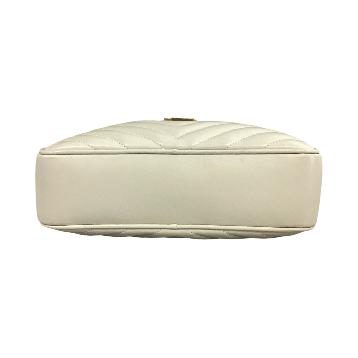 Yves Saint Laurent (YSL) White Medium Lou Camera Bag