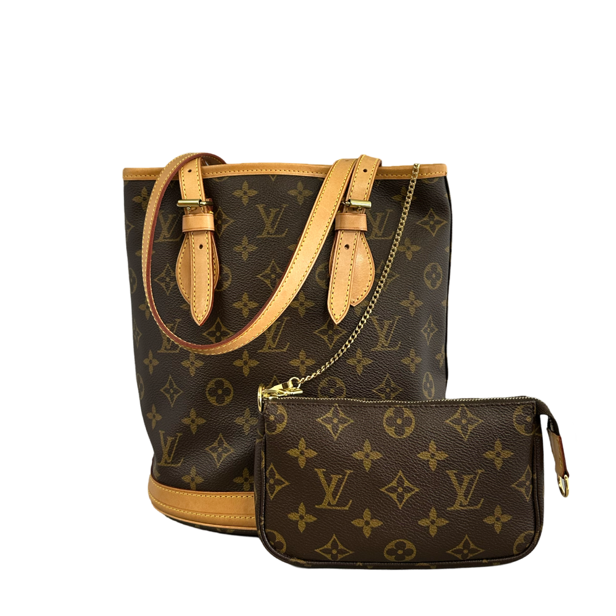 Louis Vuitton Monogram Petit Bucket 23