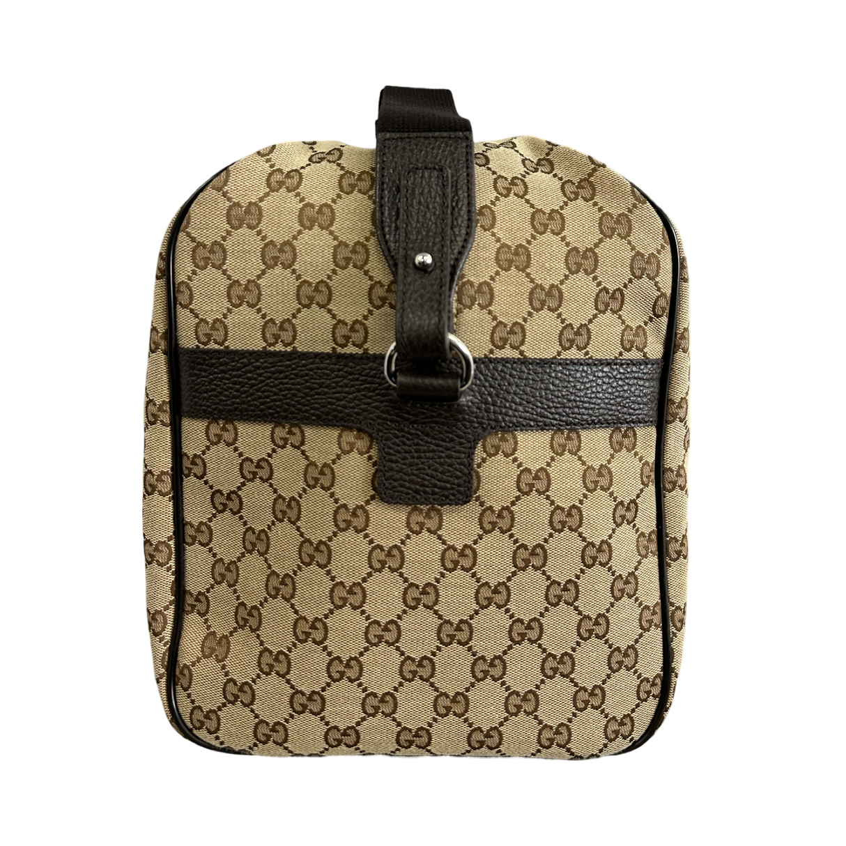 Gucci GG Canvas Boston Duffle Bag