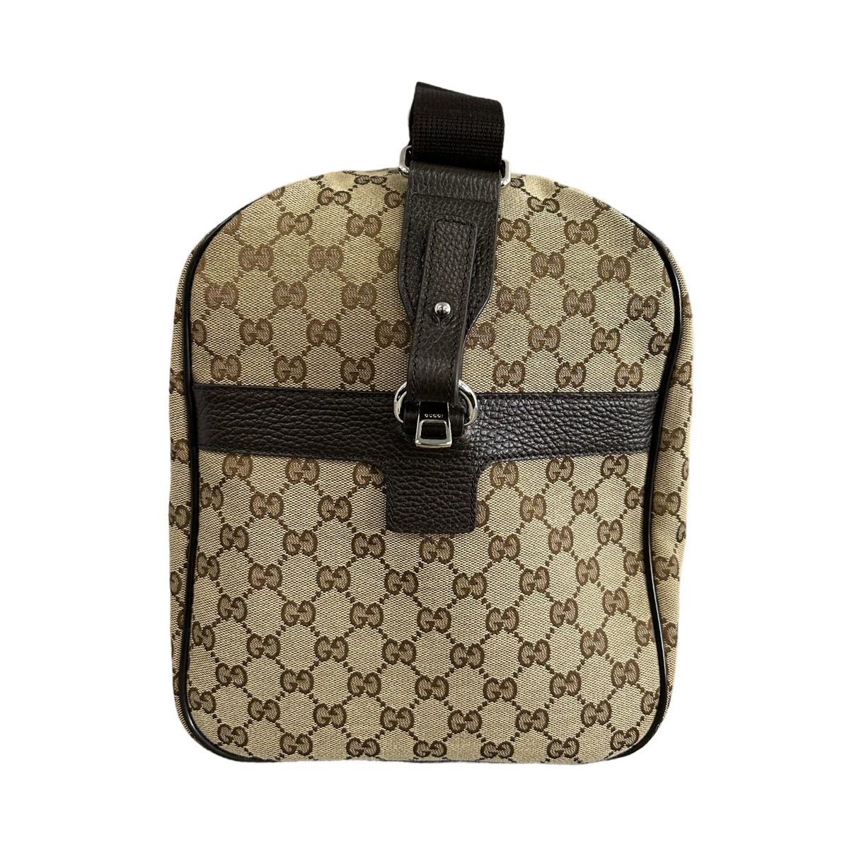 Gucci GG Canvas Boston Duffle Bag