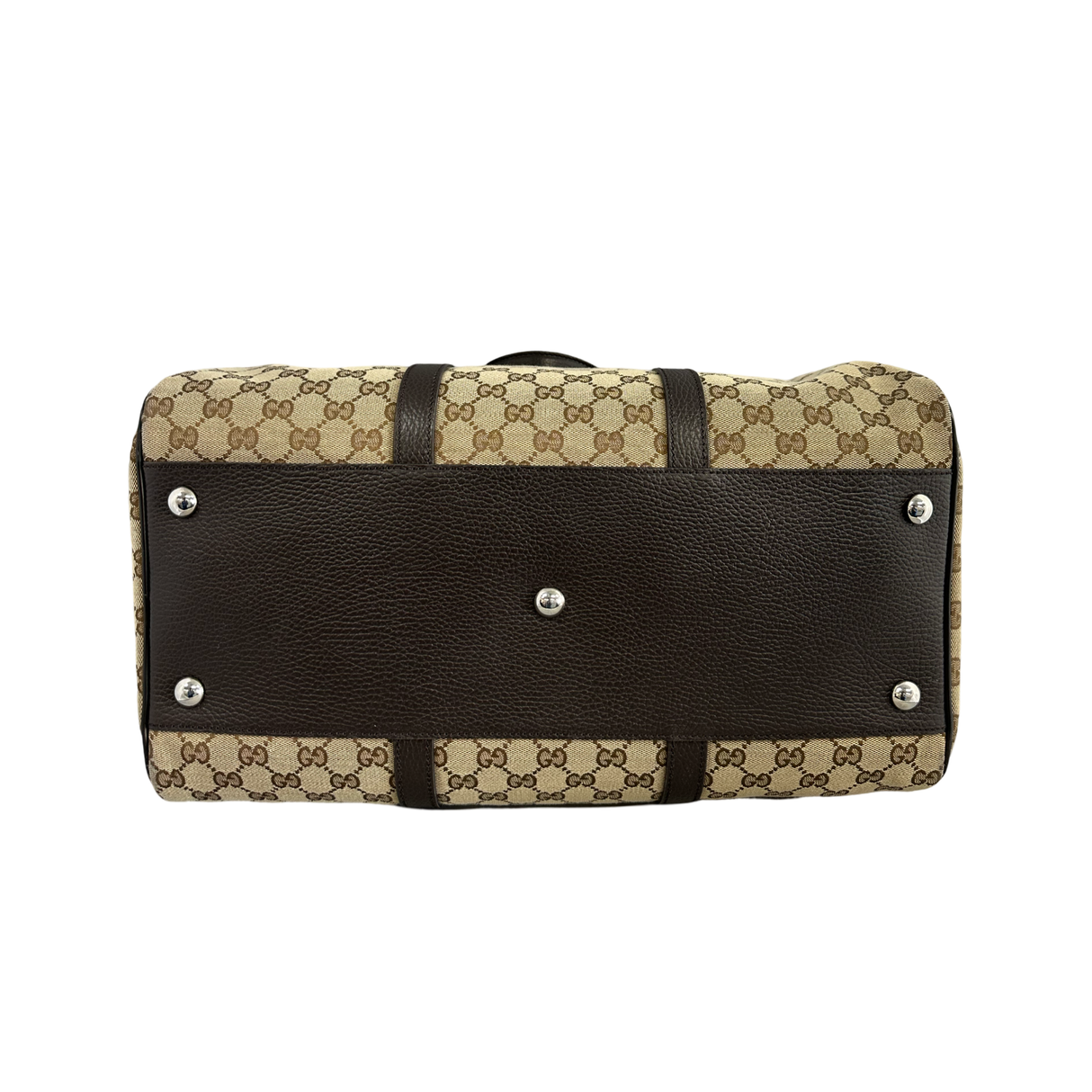 Gucci GG Canvas Boston Duffle Bag