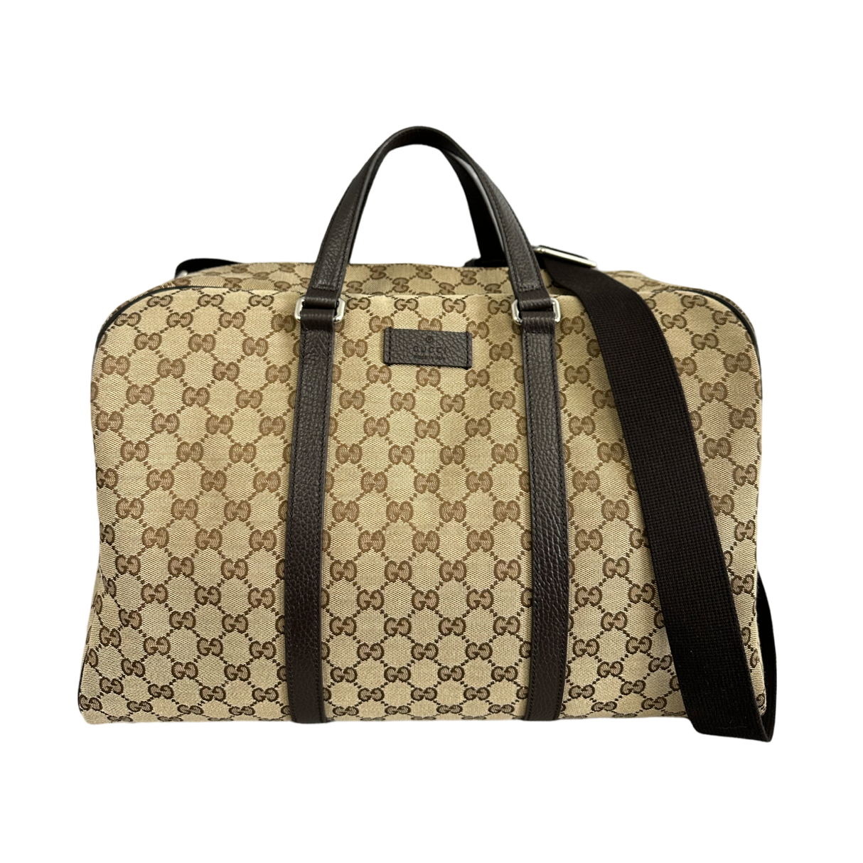 Gucci GG Canvas Boston Duffle Bag