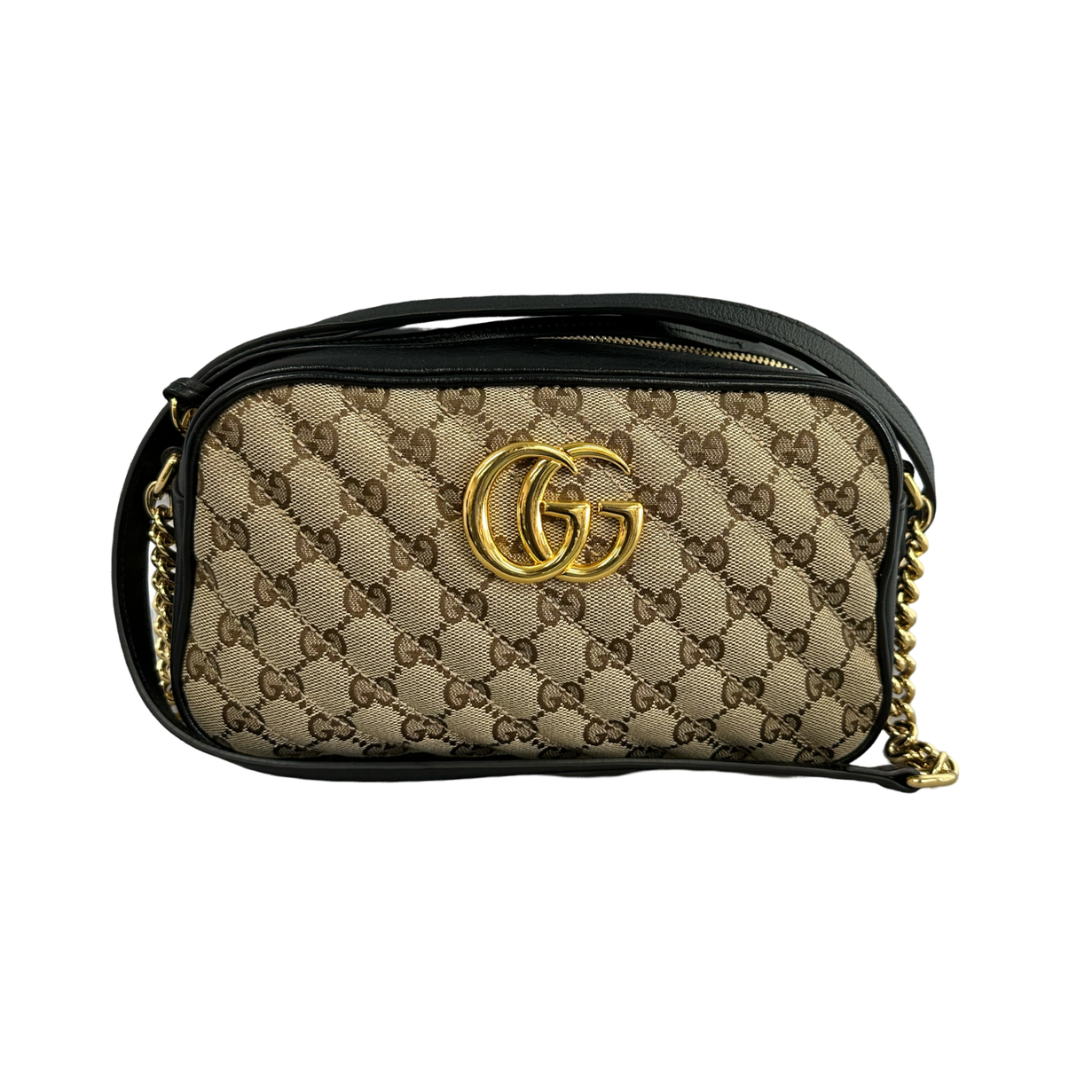 Gucci GG Marmont Canvas Matelasse Black Crossbody