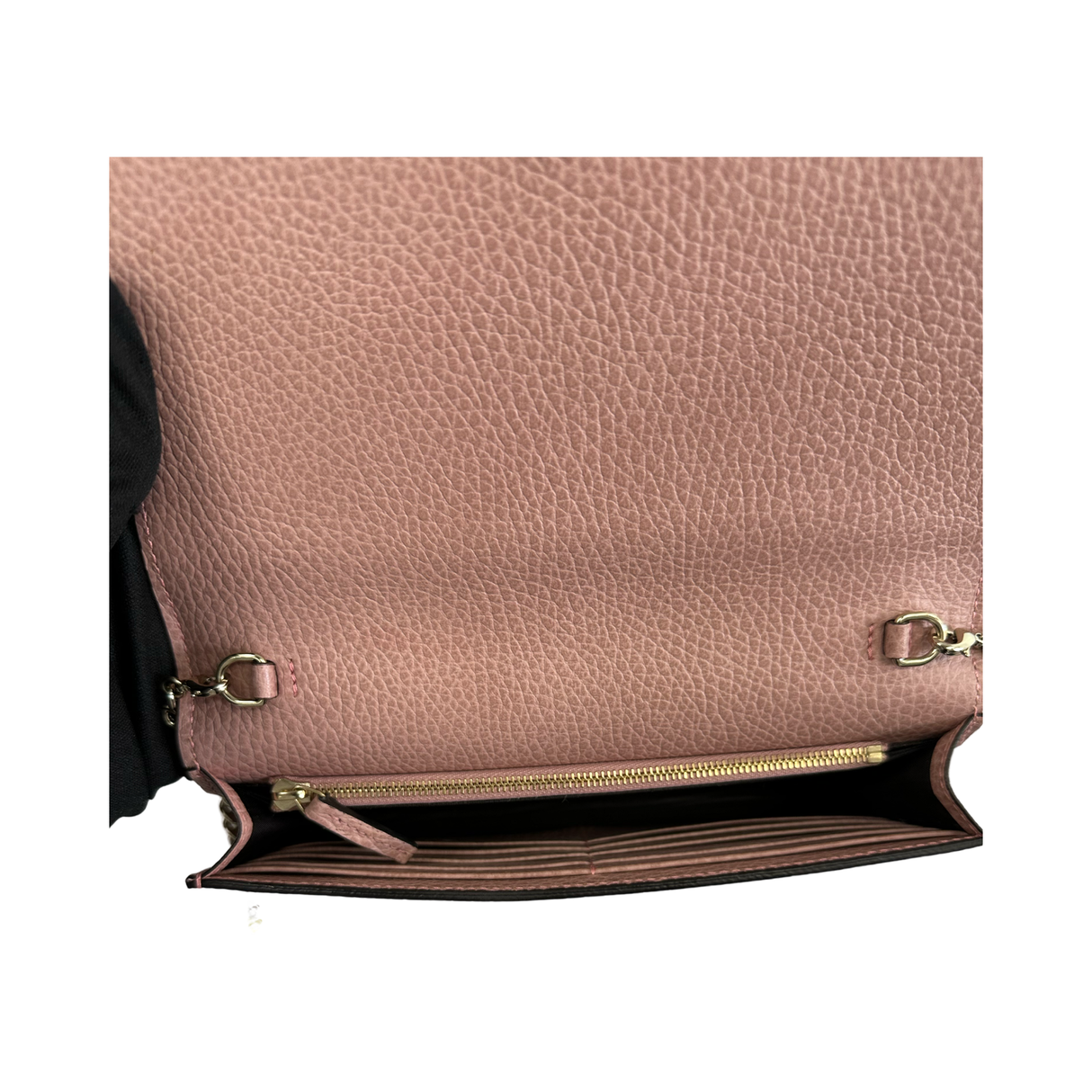 Gucci Soft Pink Wallet on Chain