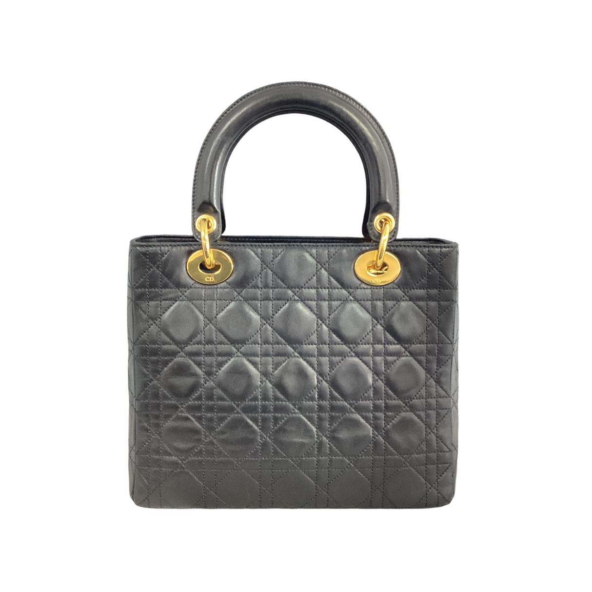 Christian Dior Medium Cannage Leather Lady Dior