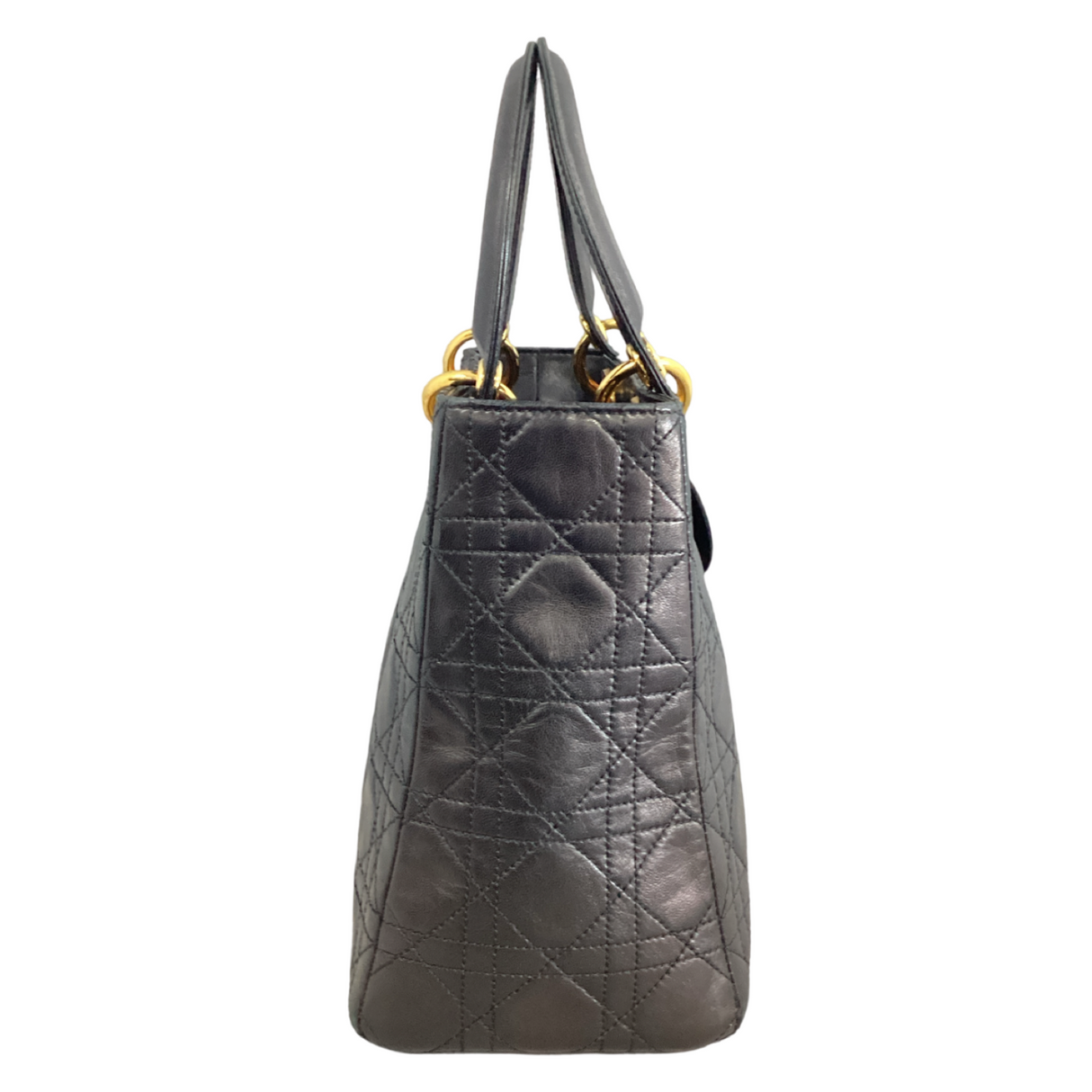Christian Dior Medium Cannage Leather Lady Dior