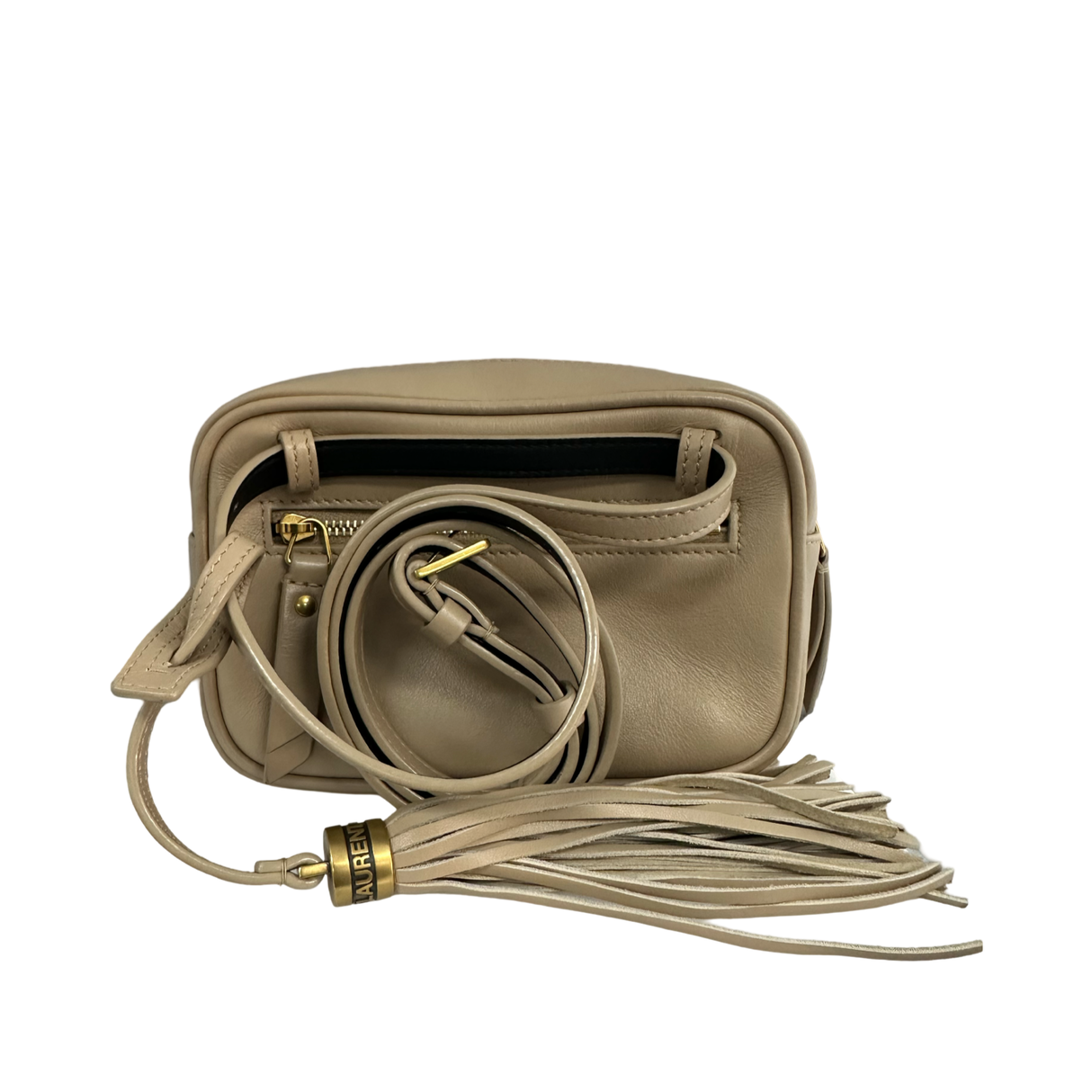 Yves Saint Laurent (YSL) Beige Lou Monogram Belt Bag