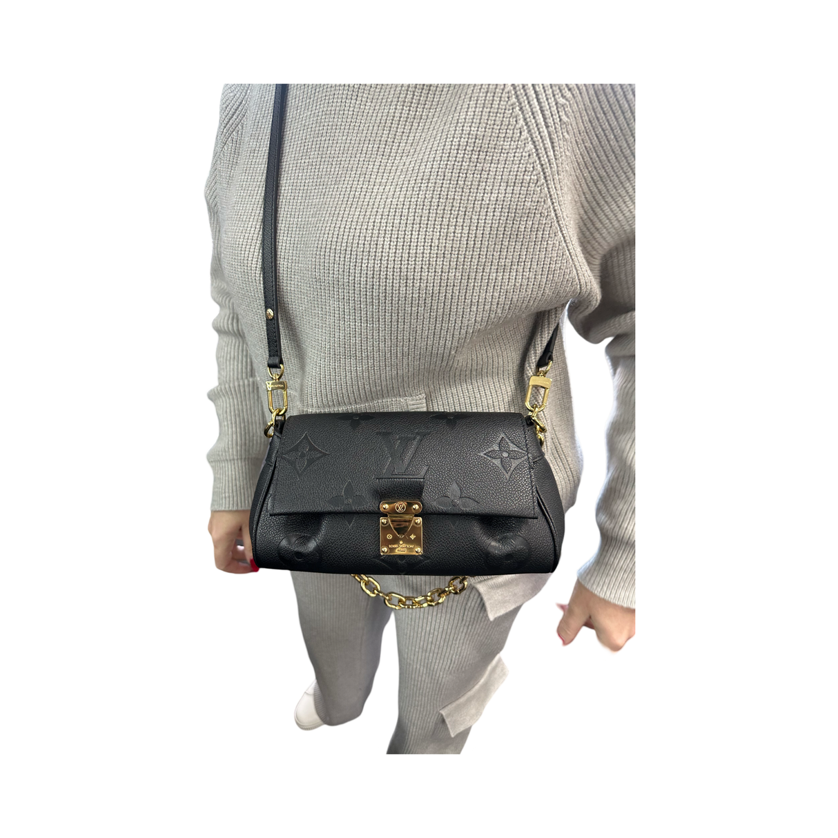 Louis Vuitton Black Favorite Empreinte