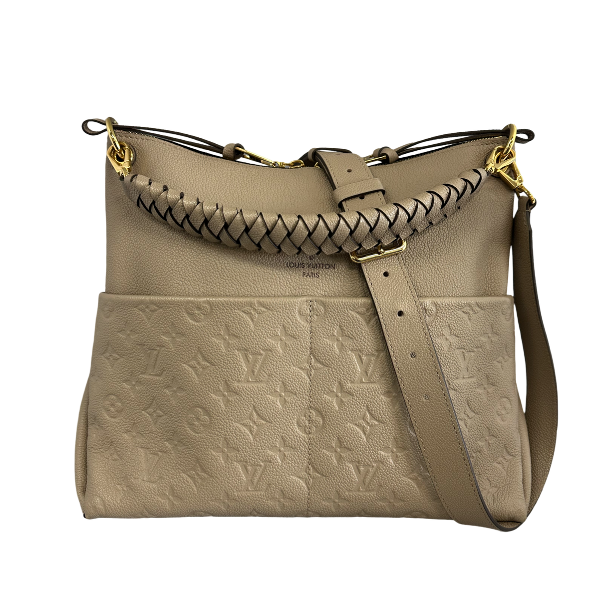 Louis Vuitton Beige Empreinte Maida Hobo
