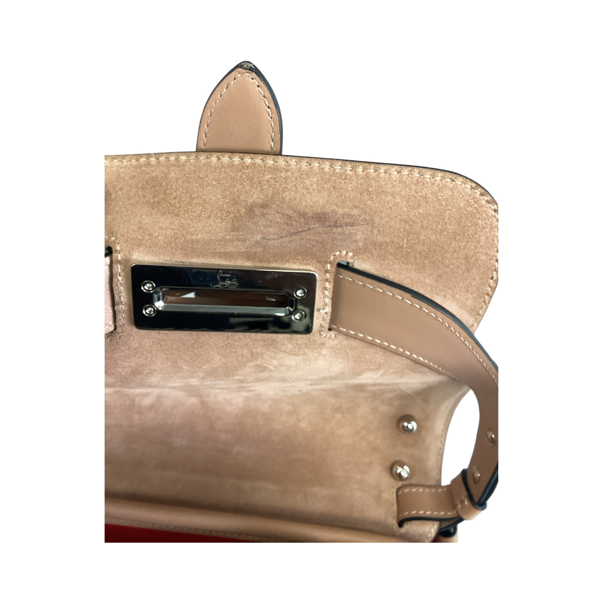 Christian Louboutin Nude Rubylou Small Crossbody Bag