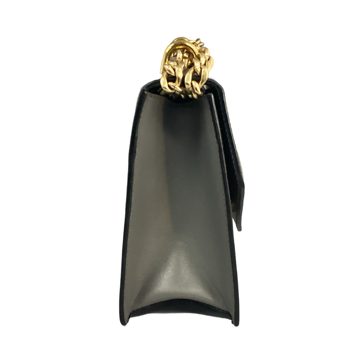 Prada Saffiano Blue Gray Envelope Chain Bag