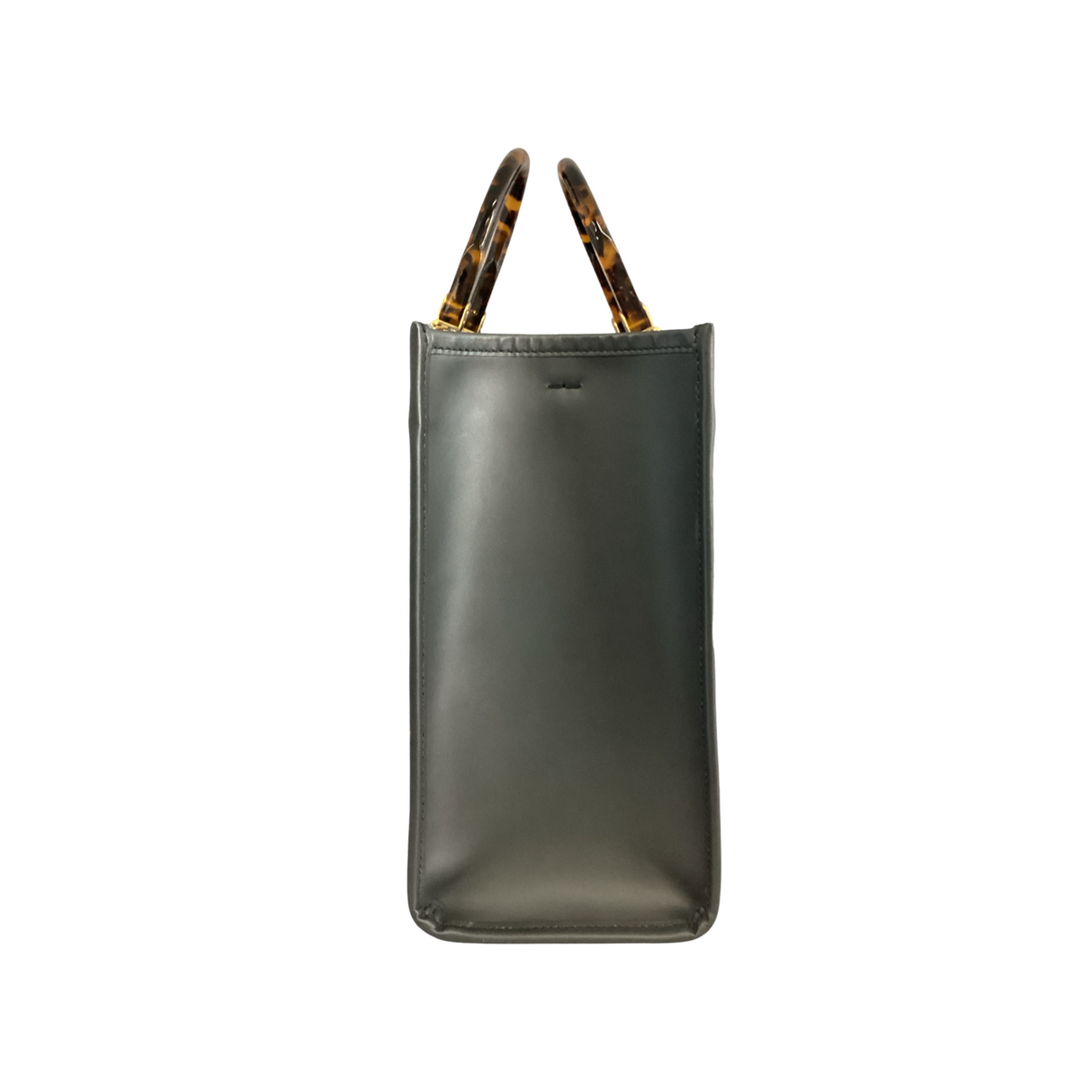 Fendi Grey Calfskin Sunshine Tote Medium