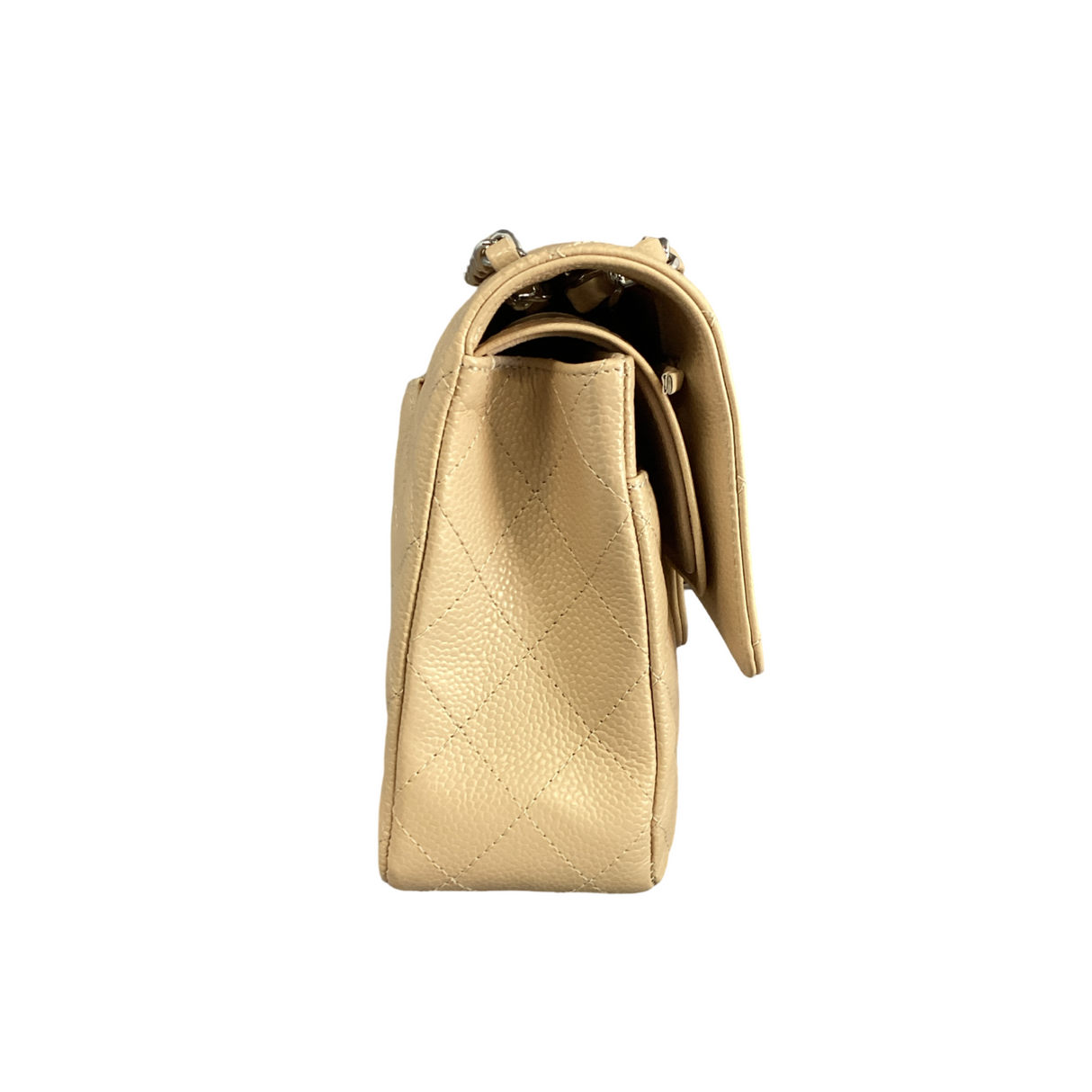 Chanel Classic Tan Medium Double Flap Bag