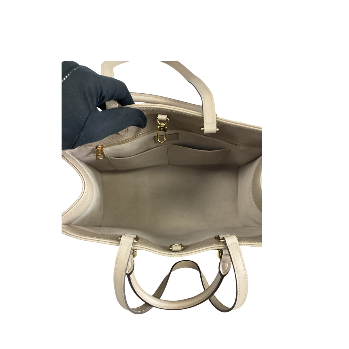 Louis Vuitton Turtledove Empreinte Leather On The Go MM