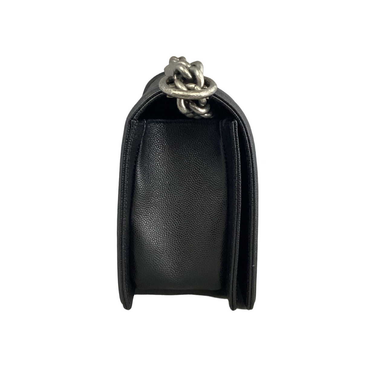 Chanel Black Caviar Medium Boy Flap Bag 2020