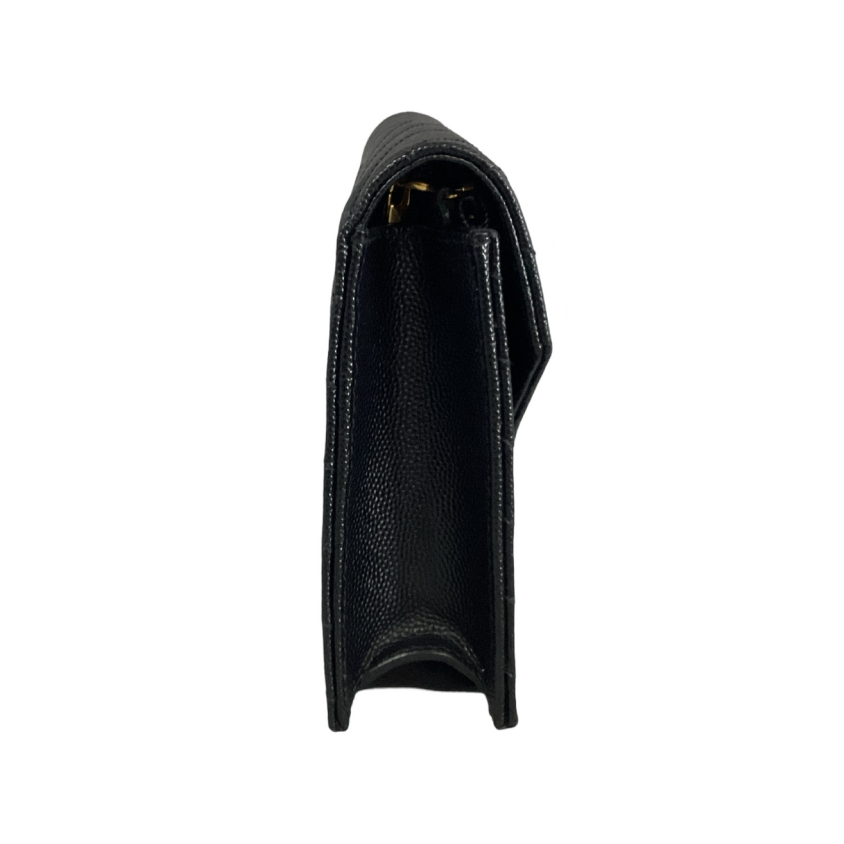 Saint Laurent (YSL) Black Cassandre Envelope Wallet On Chain