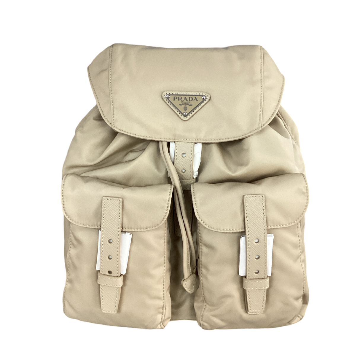 Prada Desert Biege Small Re-Nylon Backpack