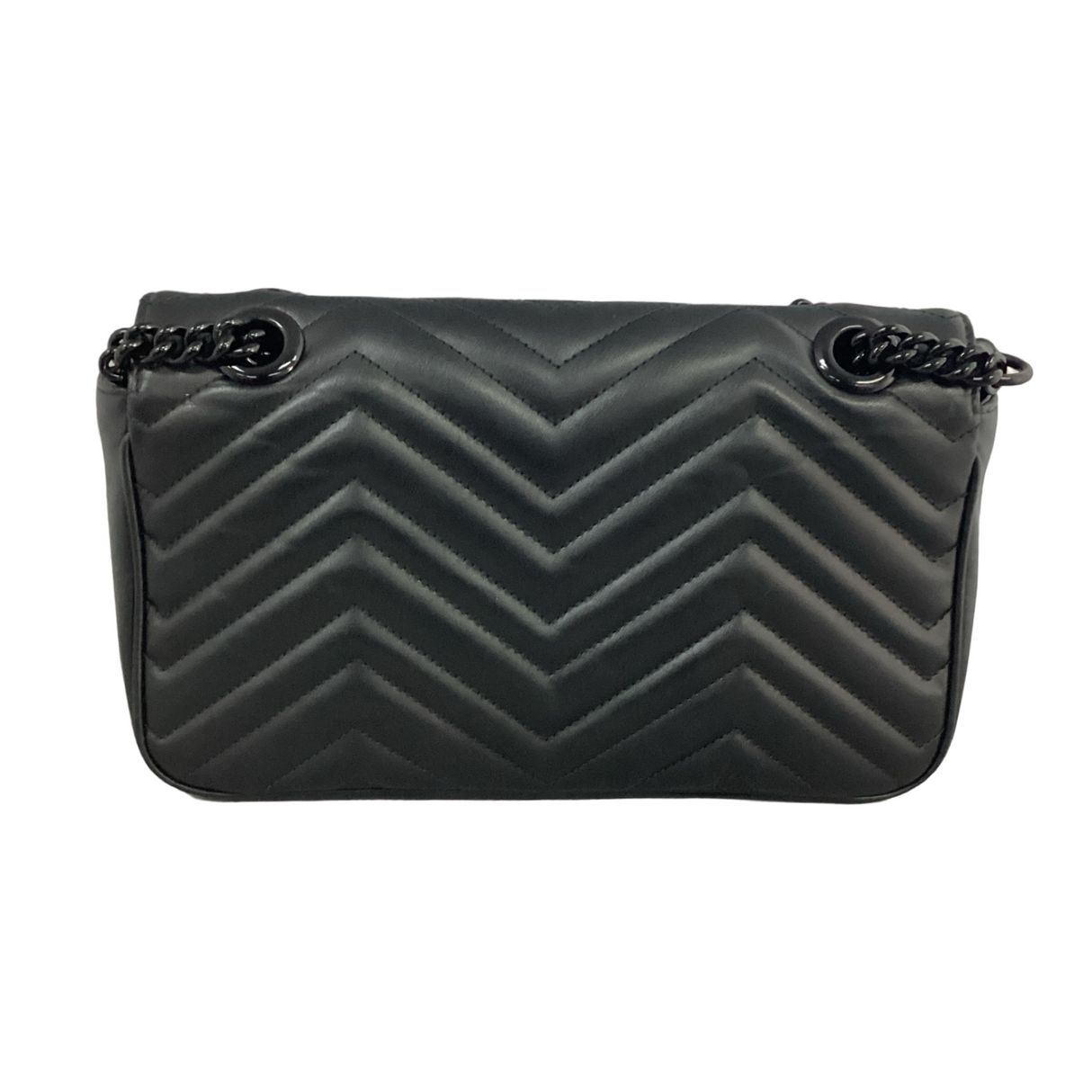 Gucci Black GG Marmont Shoulder Bag Small