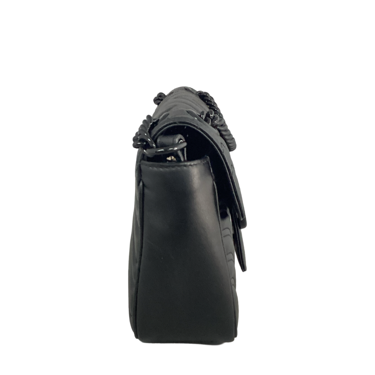 Gucci Black GG Marmont Shoulder Bag Small