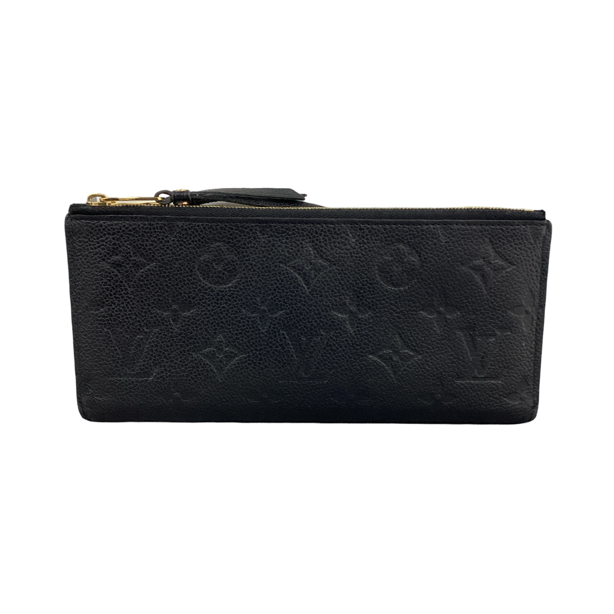 Louis Vuitton Black Empreinte Leather Adele Long Wallet