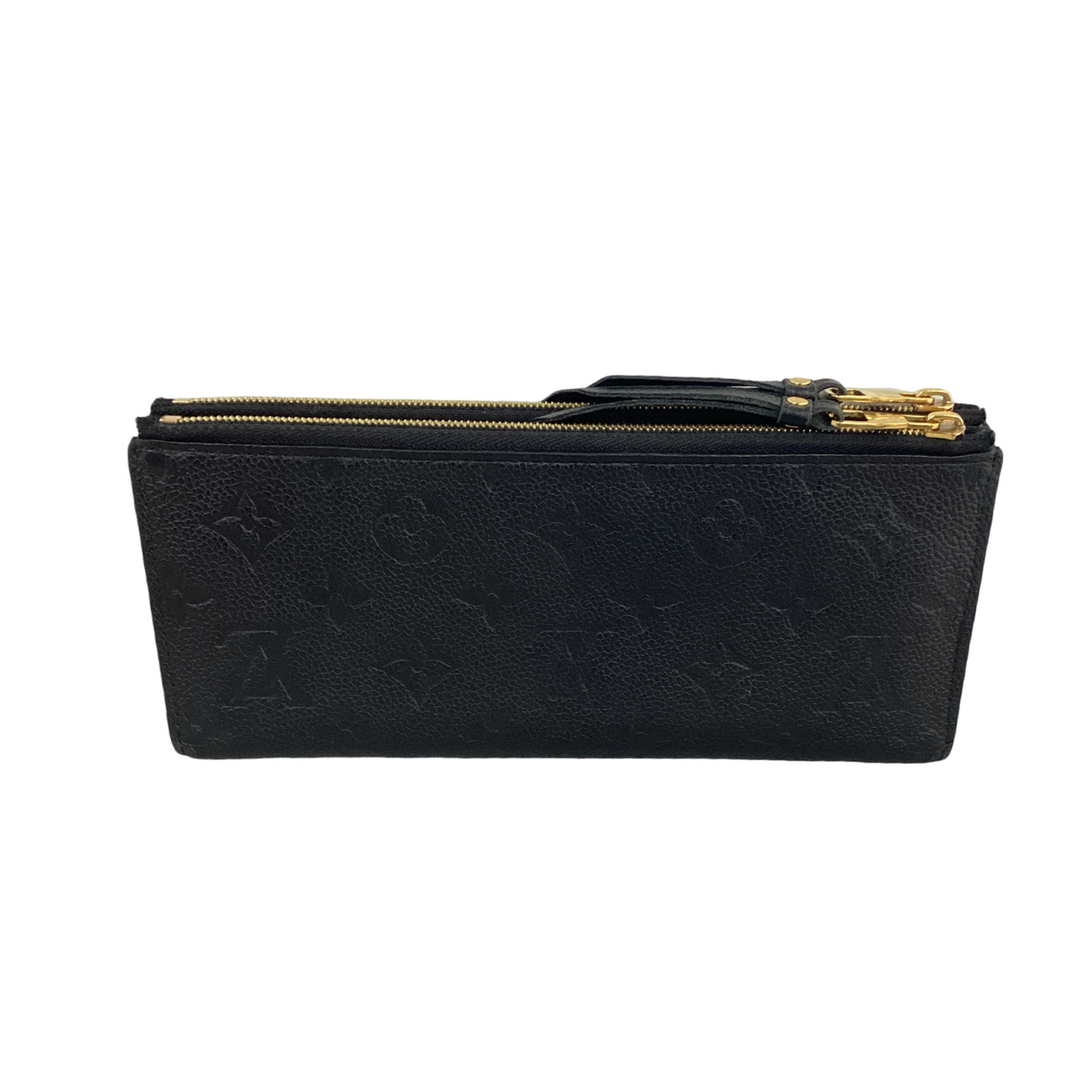 Louis Vuitton Black Empreinte Leather Adele Long Wallet