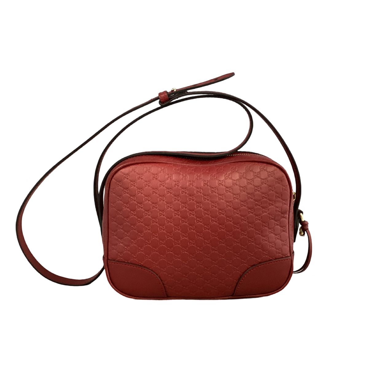 Gucci Red Microguccissima Bree Crossbody