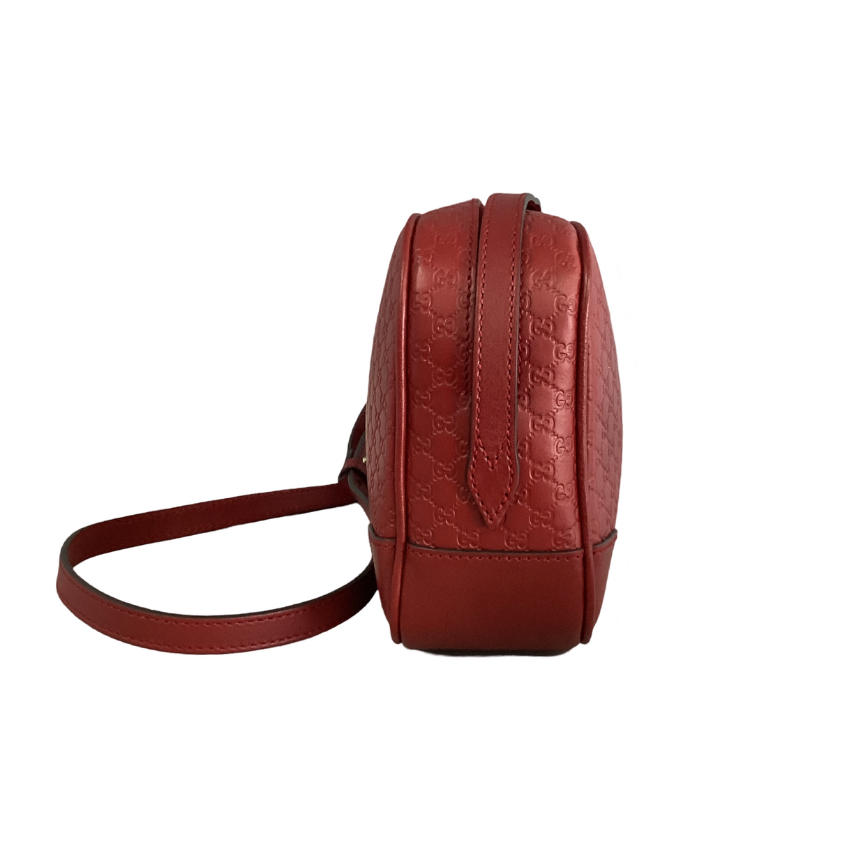 Gucci Red Microguccissima Bree Crossbody