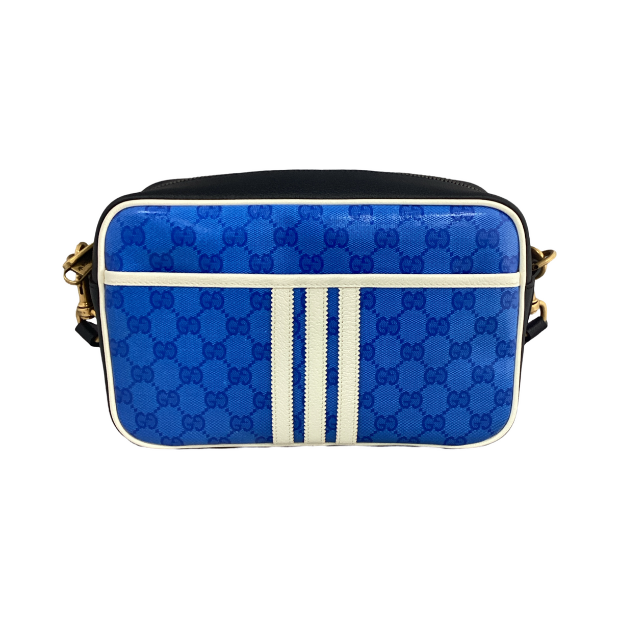 Gucci-Gucci x Adidas Shoulder Bag Crystal Blue