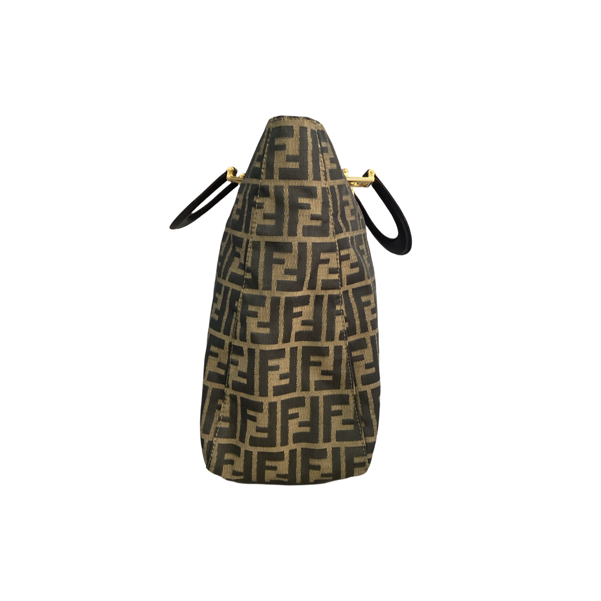Fendi Zucca 16" Brown Canvas