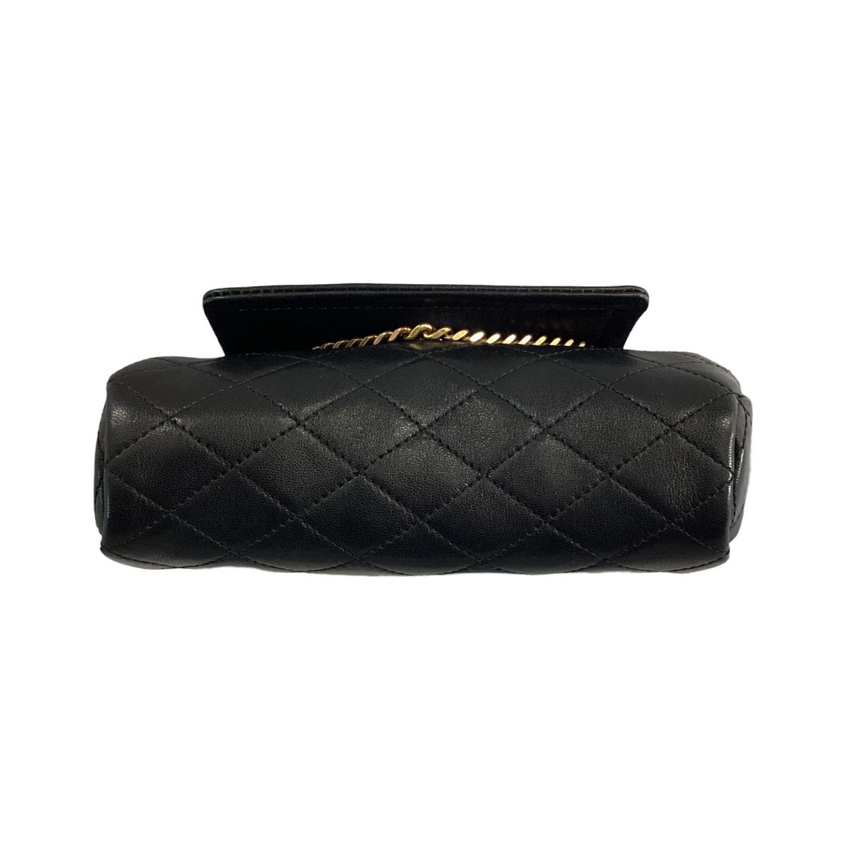 Saint Laurent (YSL) Black Leather Mini Nolita