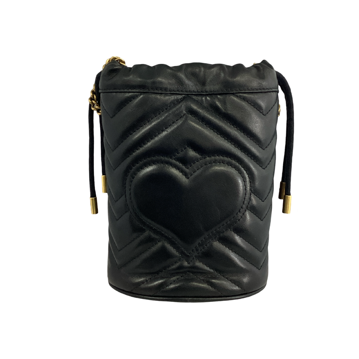 Gucci Marmont Black Mini Bucket Bag