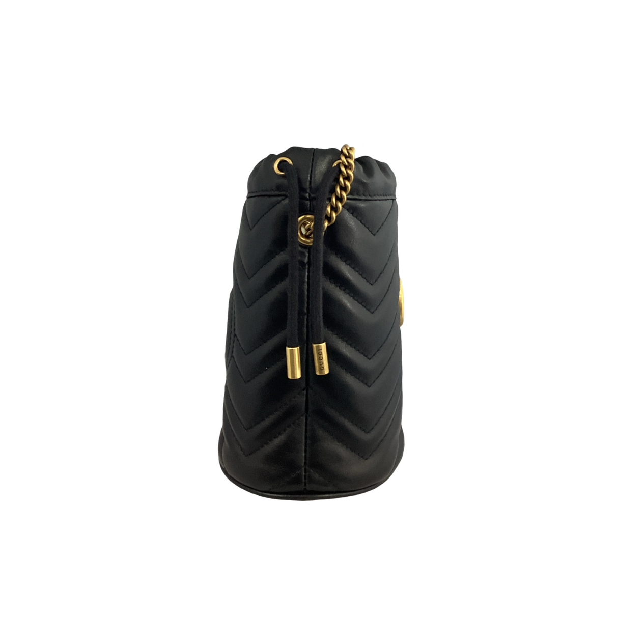 Gucci Marmont Black Mini Bucket Bag