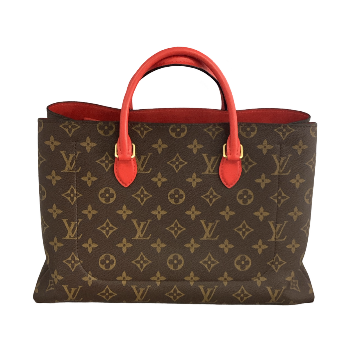 Louis Vuitton Red Monogram Flower Tote