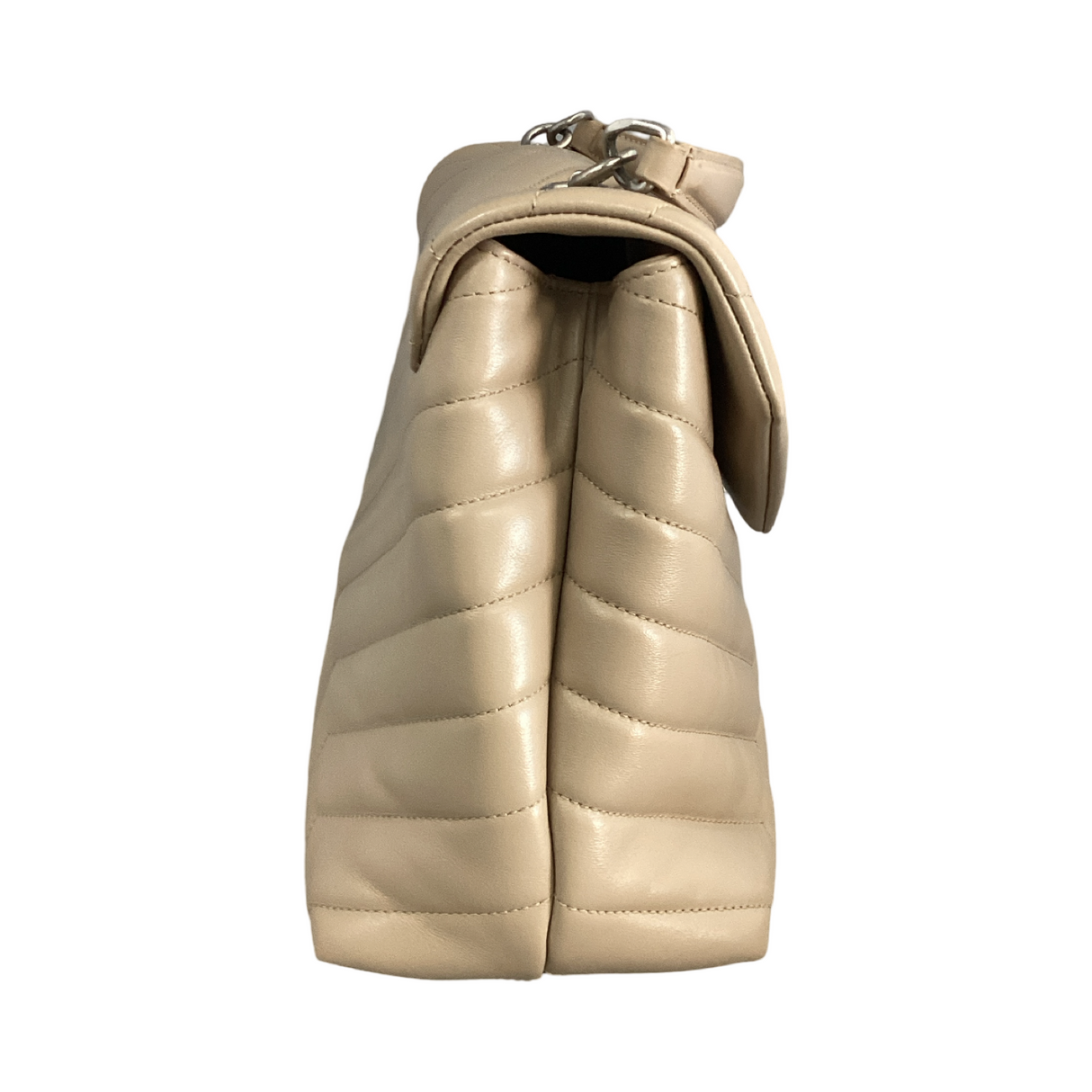 Saint Laurent (YSL) Quilted Monogram Large Top Handle LouLou with Strap