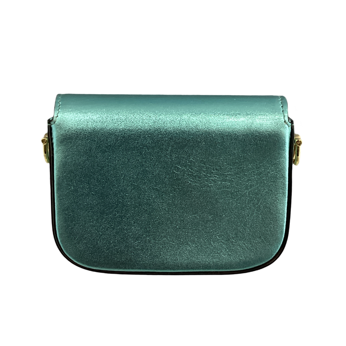 Gucci Mini Horsebit 1955 Metallic Green