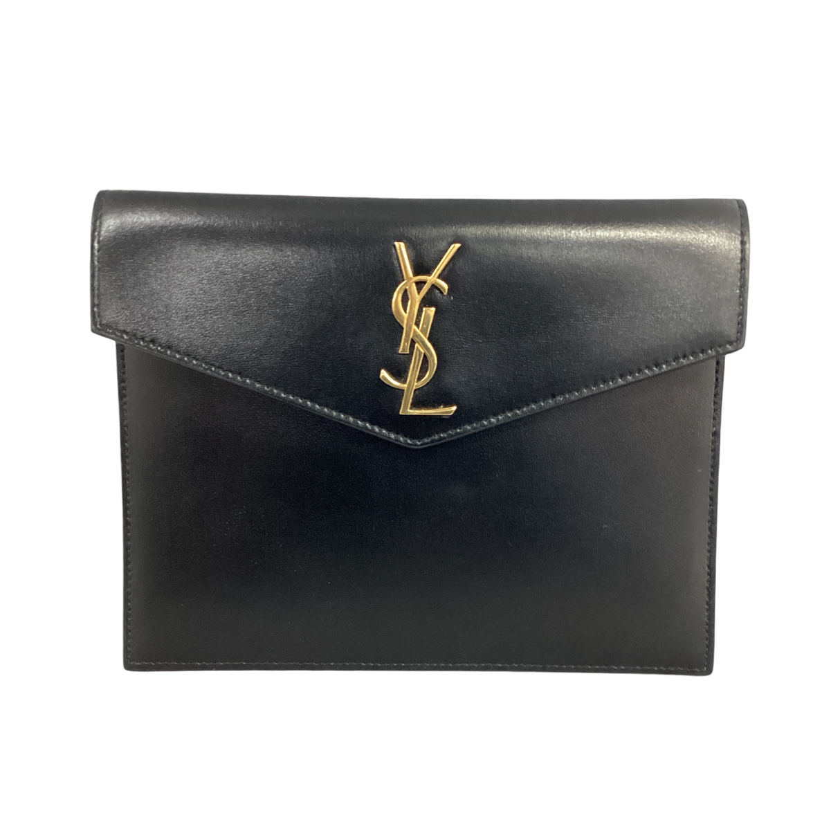 Saint Laurent (YSL) Black Uptown Clutch