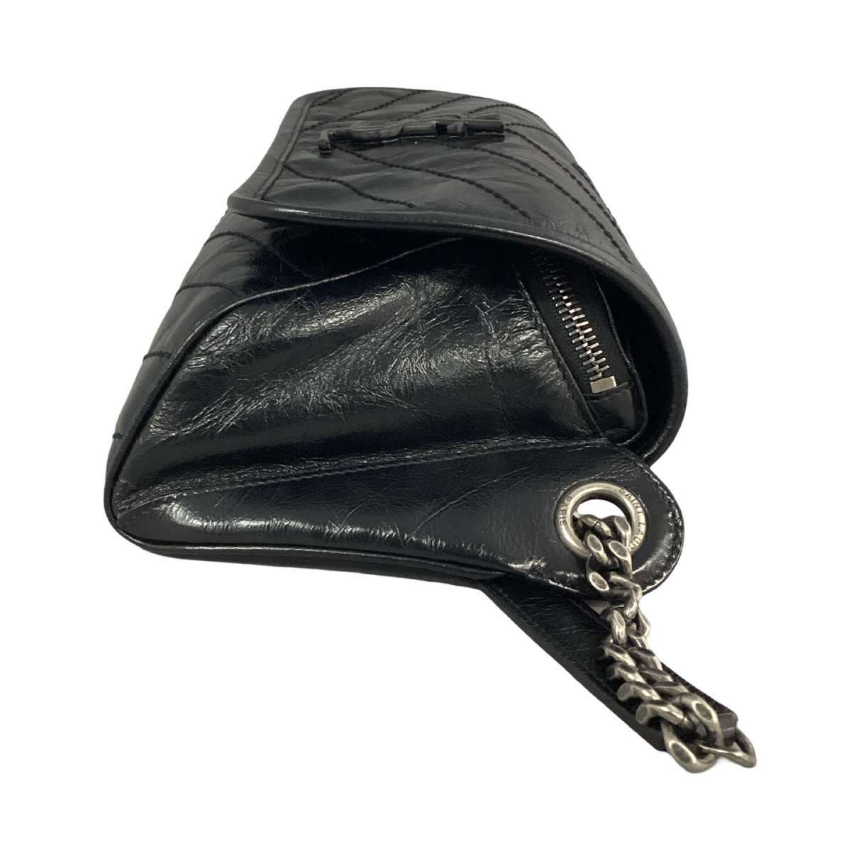 Saint Laurent (YSL) Black Niki Belt Bag