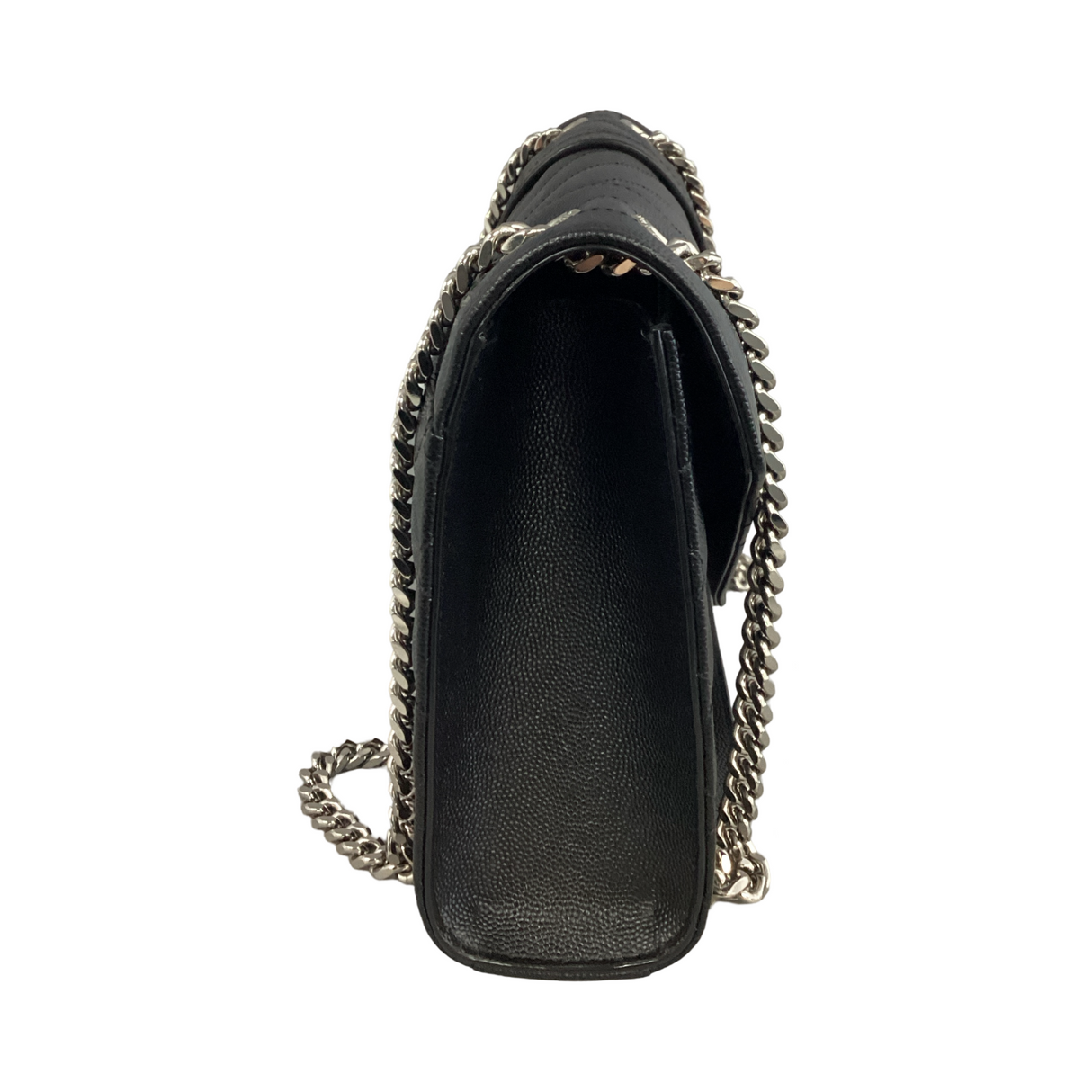 Saint Laurent (YSL) Medium Triquilt Envelope Flap Bag Black