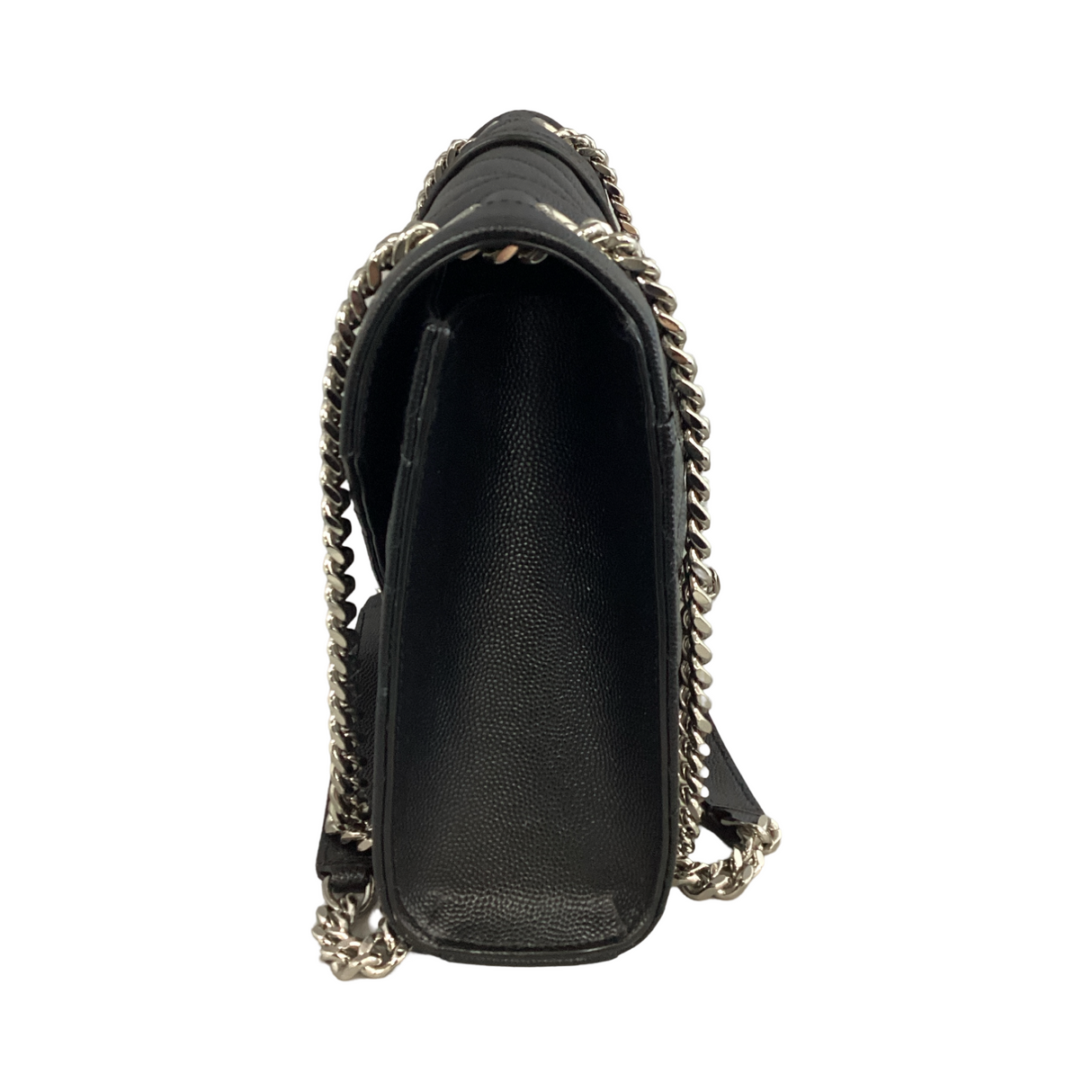 Saint Laurent (YSL) Medium Triquilt Envelope Flap Bag Black