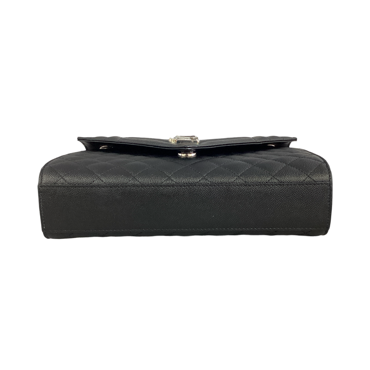 Saint Laurent (YSL) Medium Triquilt Envelope Flap Bag Black
