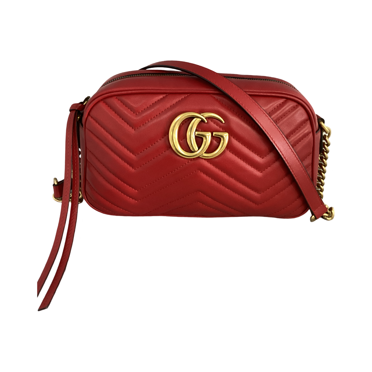 Gucci Red Marmont Crossbody Bag