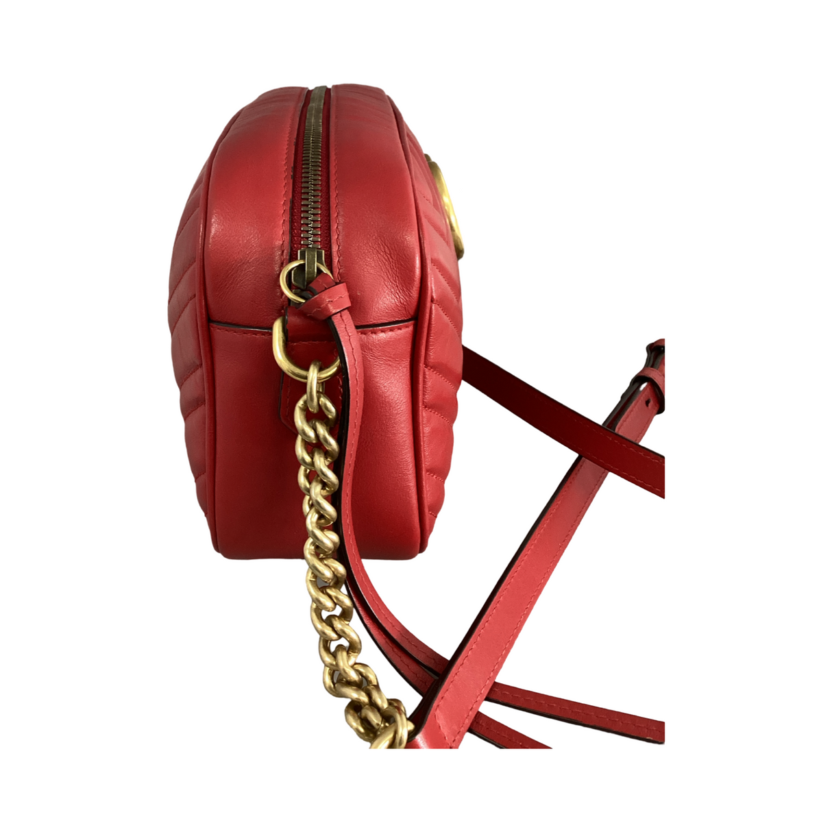 Gucci Red Marmont Crossbody Bag