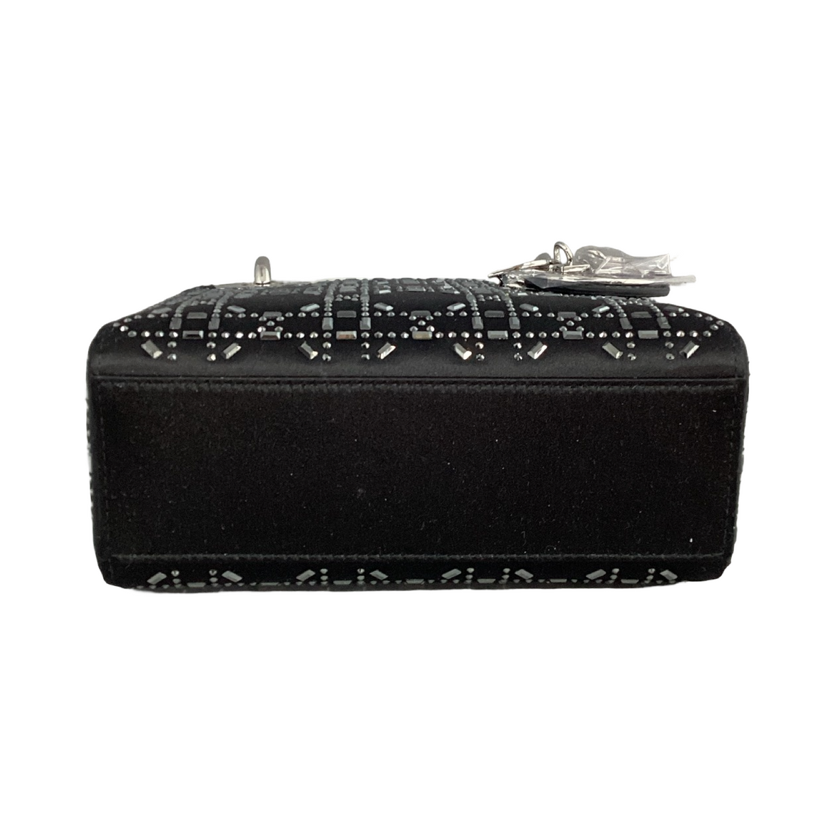 Dior Satin Crystal Cannage Mini Lady Dior