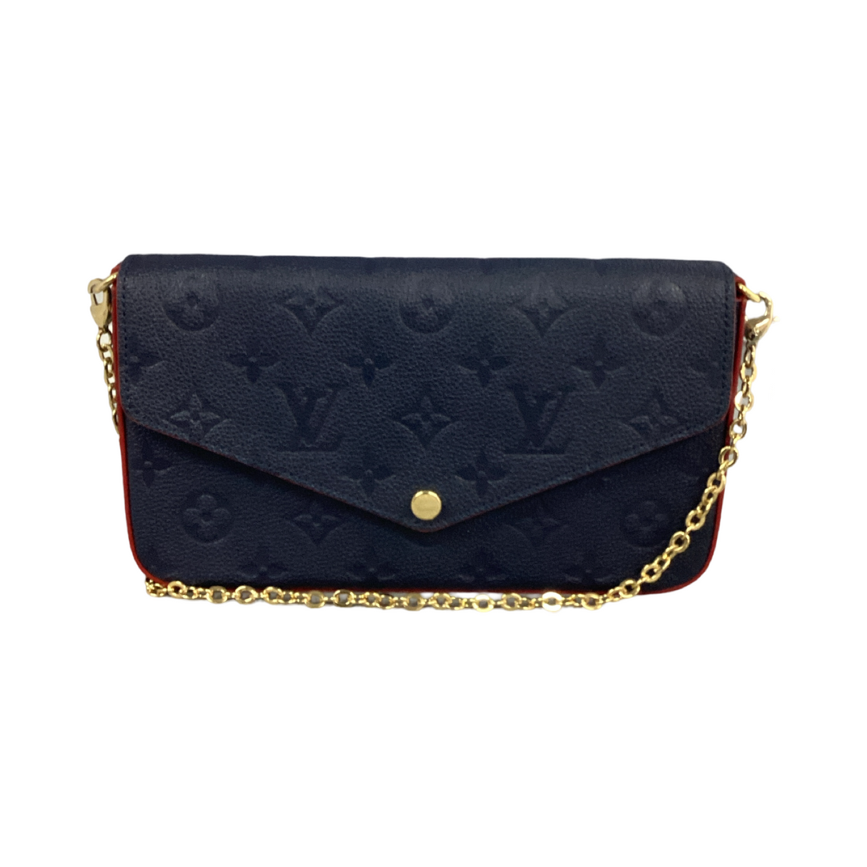 Louis Vuitton Navy Empreinte Felicie Pochette