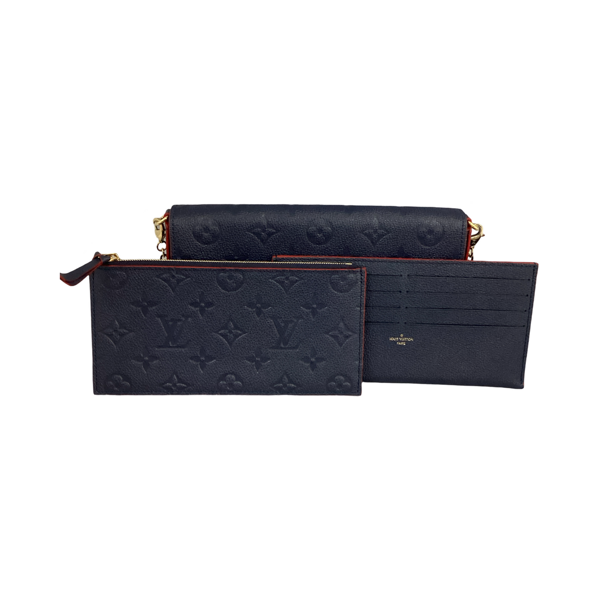 Louis Vuitton Navy Empreinte Felicie Pochette