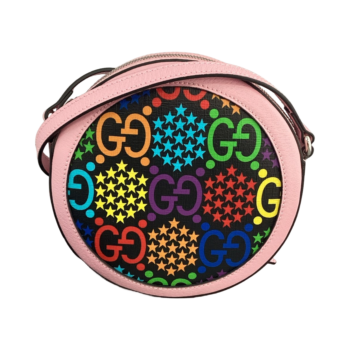 Gucci Multicolor GG supreme Psychedelic round crossbody