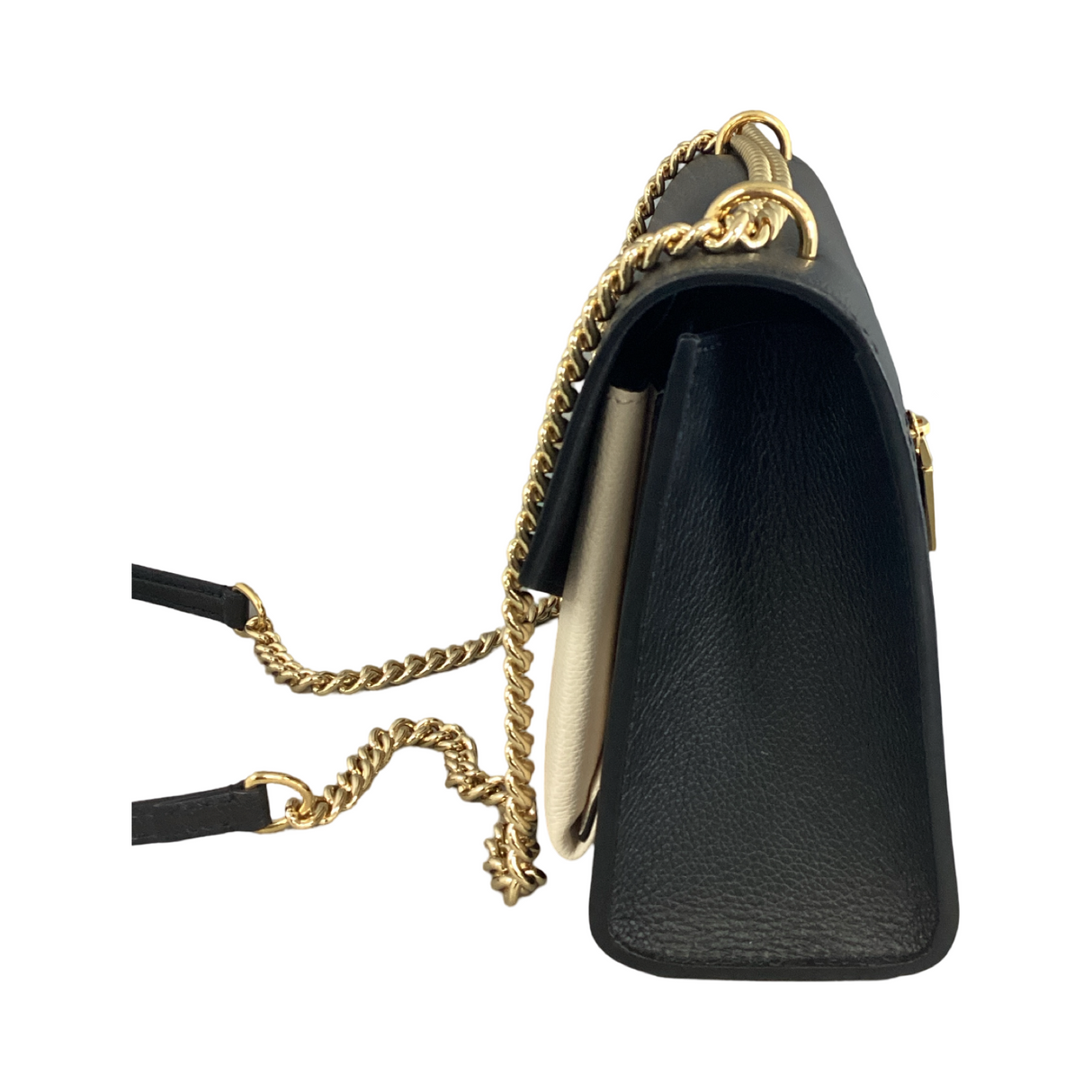 Louis Vuitton Mylock Me Chain Bag in Blk/Creme
