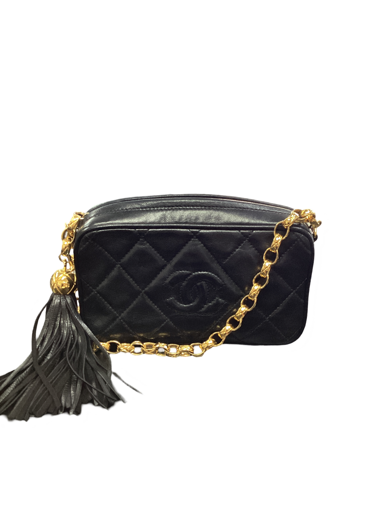 Chanel Lambskin Small Tassel Camera Bag